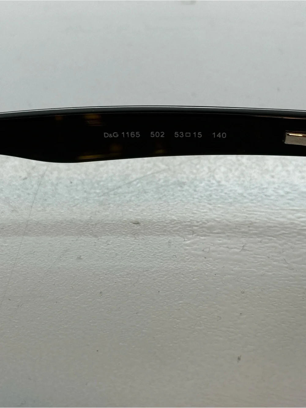 Brand new D&G Tortoiseshell Rectangular Frame Eyeglasses with Case and Pouch